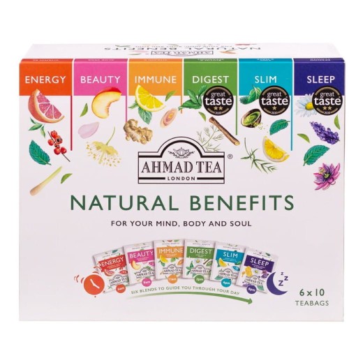 Ahmad Tea Natural Benefit 6 x 10 torebek
