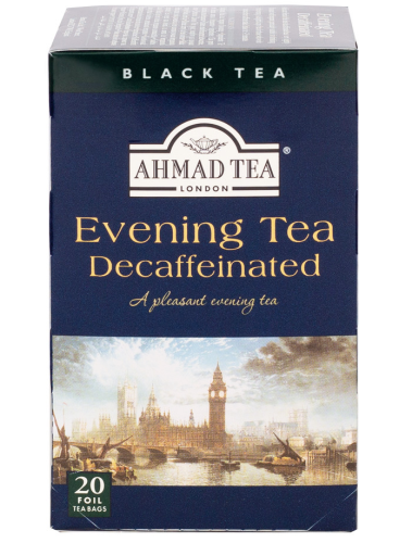 Ahmad Tea Evening Decaffeinated  herbata czarna bezkofeinowa 20 torebek aluminiowych