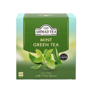 Green Tea Mint Herbata Zielona Miętowa 100tbx2g koperta alu