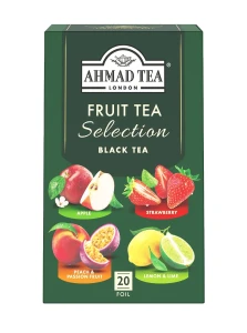 Fruit Tea Selection Zestaw 4 Herbat Czarnych Owocowych 4x5 torebek aluminiowych