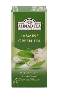 Green Tea Jasmine Herbata Zielona Jaśminowa 25 torebek z zawieszką
