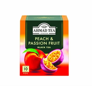 Peach & Passionfruit Black Tea Herbata Czarna Brzoskwinia & Marakuja 10tbx2g koperta alu