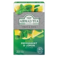 Ahmad Tea Napar Herbaciany Peppermint Lemon Mięta i Cytryna 20 torebek aluminiowych