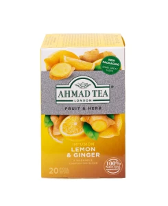 Lemon & Ginger Napar Cytryna Imbir 20 torebek aluminiowych