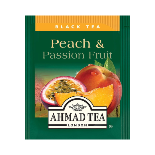 Ahmad Tea Peach Passion herbata czarna brzoskwinia i marakuja  500 torebek aluminiowych