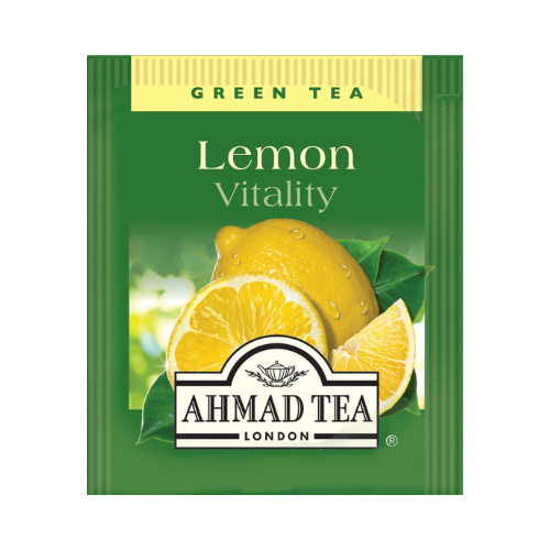 Ahmad Tea Green Tea Lemon Herbata zielona Cytrynowa 500 torebek aluminiowych