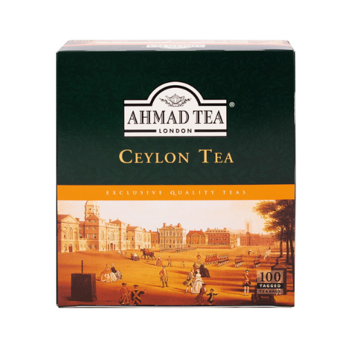Ahmad Tea Ceylon herbata czarna 100 torebek z zawieszką