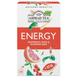 Ahmad Tea Energy Natural Benefits napar z grejpfruta, mate i guarany 20 torebek aluminiowych