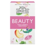 Beauty napar z brzoskwini, karobu i płatków róży 20 torebek aluminiowych