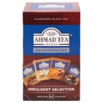 Ahmad Tea Decaffeinated bezkofeinowe czarne herbaty 4 smaki 4x5 torebek aluminiowych