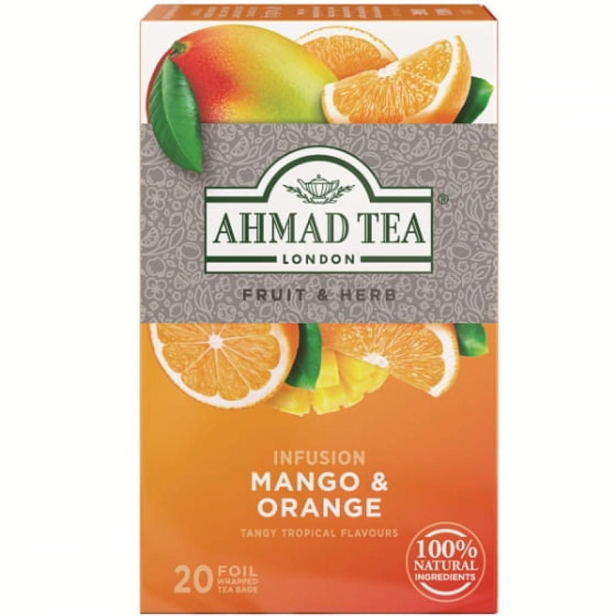 Ahmad Tea Mango Orange 20 torebek aluminiowych