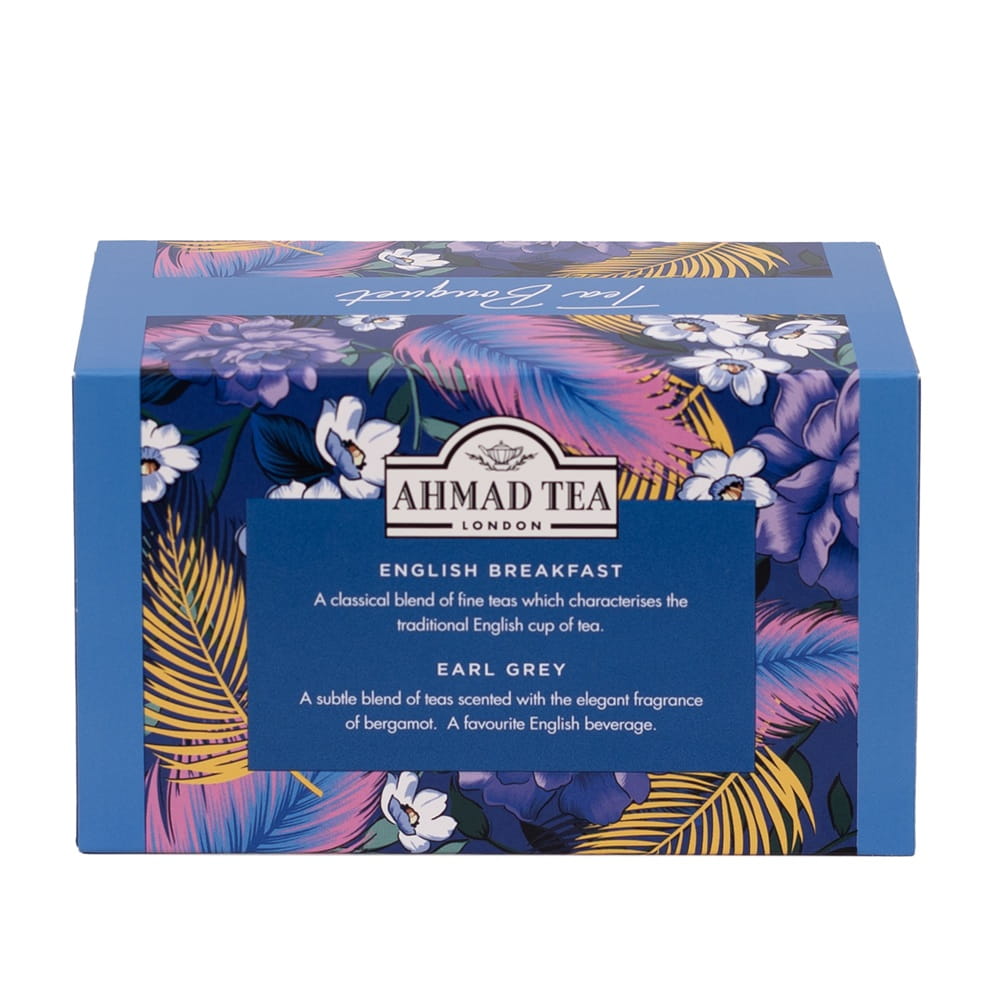 Ahmad Tea Tea Bouquet Gift Earl Grey & English Breakfast 2x10tbx2g