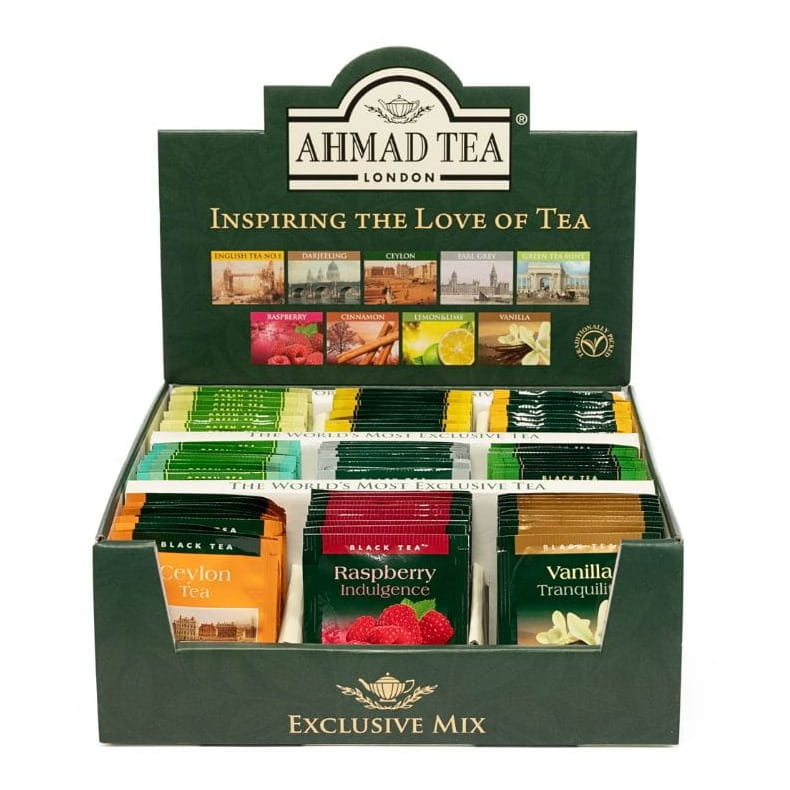 Ahmad Tea Exclusive Mix Herbaciana bombonierka 9x10 torebek aluminiowych
