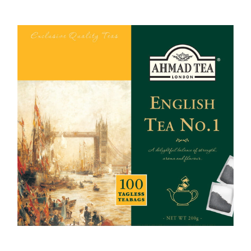 Ahmad Tea English Tea No.1 herbata czarna 100 torebek bez zawieszki